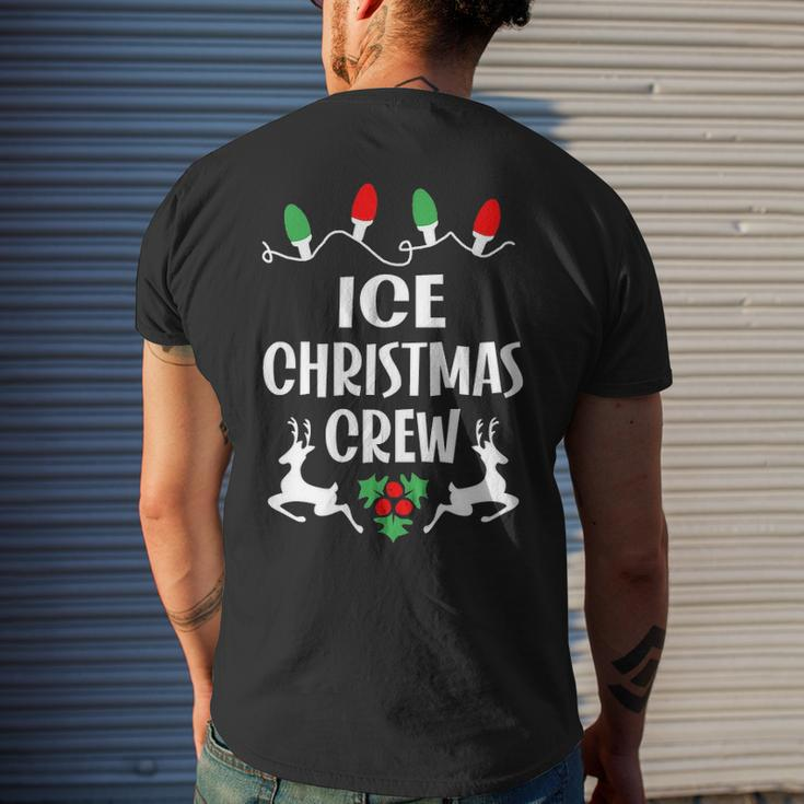 Ice Name Gift Christmas Crew Ice Mens Back Print T-shirt Gifts for Him
