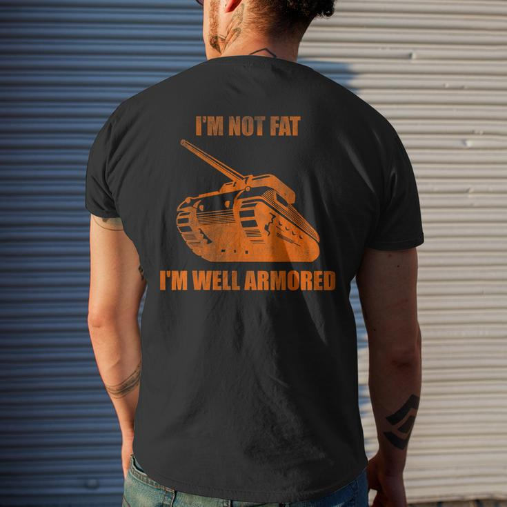 Im Not Fat Im Well Armored Mens Back Print T-shirt Gifts for Him
