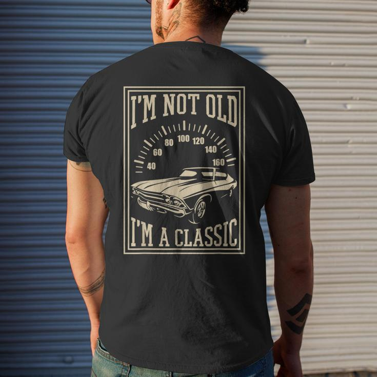 Im Not Old Im A Classic Cool Vintage Car Mens Back Print T-shirt Gifts for Him