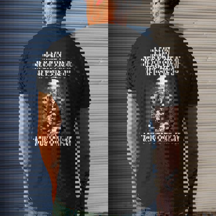 In Reality Theyre Not After Me Theyre After You Trump Mens Back Print T-shirt Gifts for Him