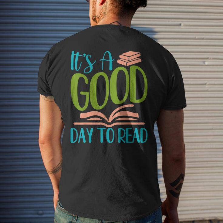 Its A Good Days To Read Reading Design Reading Funny Designs Funny Gifts Mens Back Print T-shirt Gifts for Him
