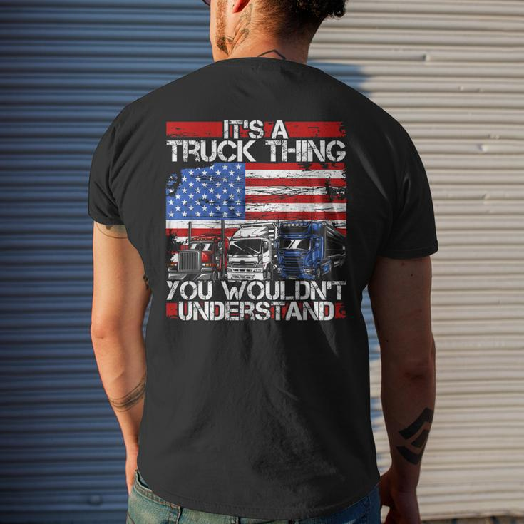 Its A Trucker Thing You Wouldnt Understand For Truck Driver Men's T-shirt Back Print Gifts for Him