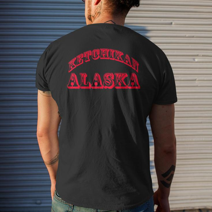 Ketchikan Alaska Usa Souvenir Men's T-shirt Back Print Gifts for Him