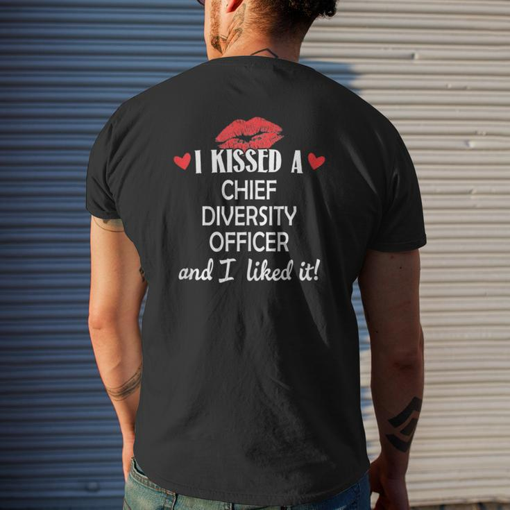 I Kissed A Chief Diversity Officer Married Dating An Men's T-shirt Back Print Gifts for Him