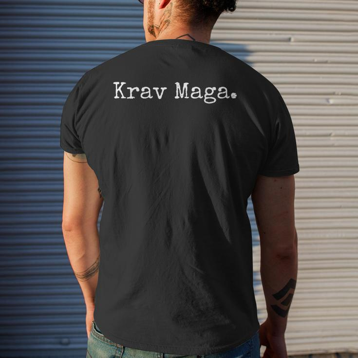 Krav Maga Martial ArtsMen's T-shirt Back Print Gifts for Him