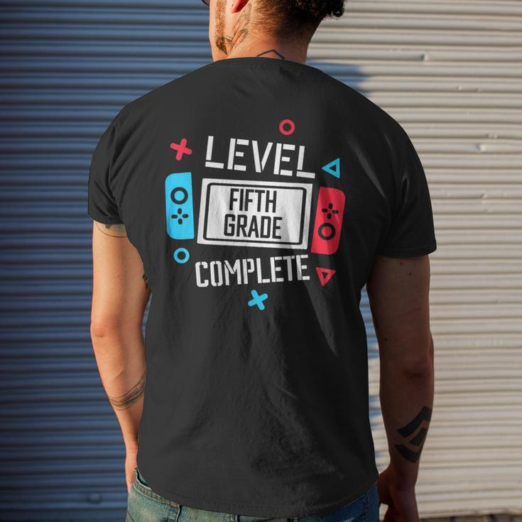 Level 5Th Grade Complete Video Game Happy Last Day Of School Mens Back Print T-shirt Gifts for Him
