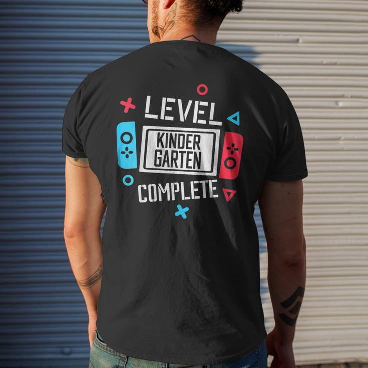 Level Kindergarten Complete Video Game Last Day Of School Mens Back Print T-shirt Gifts for Him