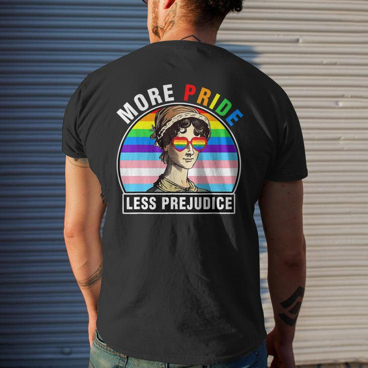 Lgbt Ally Gay Pride Clothers More Pride Less Prejudice Mens Back Print T-shirt Gifts for Him