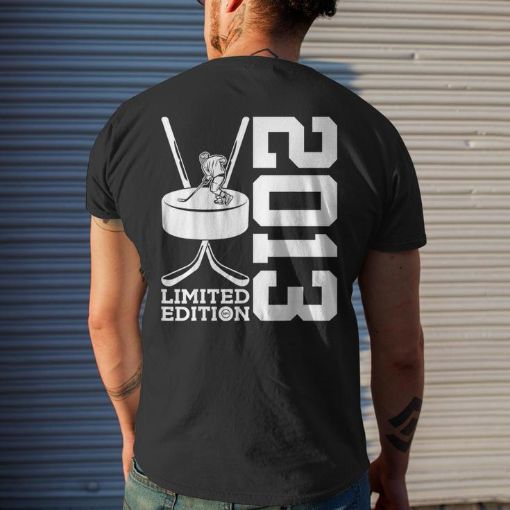 Limited Edition 2013 Ice Hockey 10Th Birthday Mens Back Print T-shirt Gifts for Him