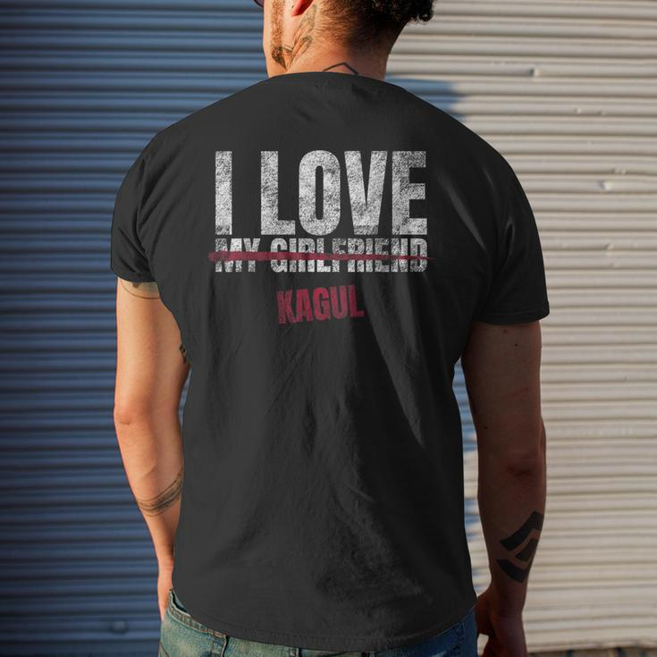 I Love Kagul Musical Instrument Music Musical Men's T-shirt Back Print Gifts for Him