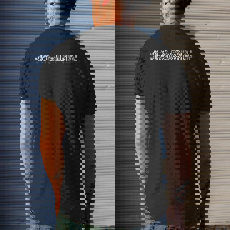 Magadonian Mens Back Print T-shirt Gifts for Him