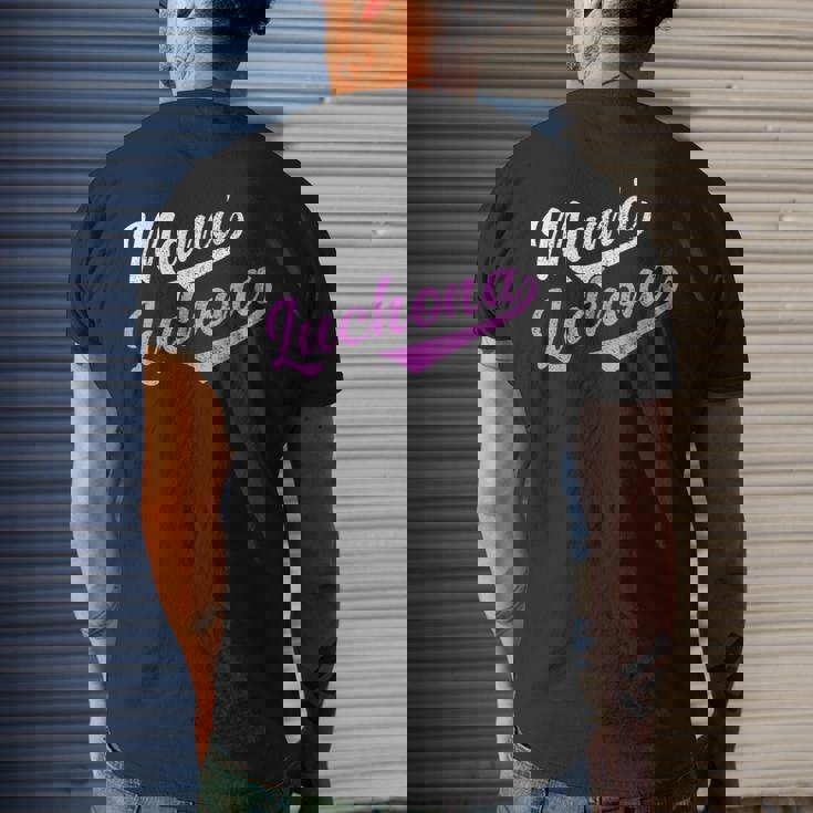 Mamá Luchona Madre Soltera Camisa Chistosa Para Mujer Men's T-shirt Back Print Gifts for Him