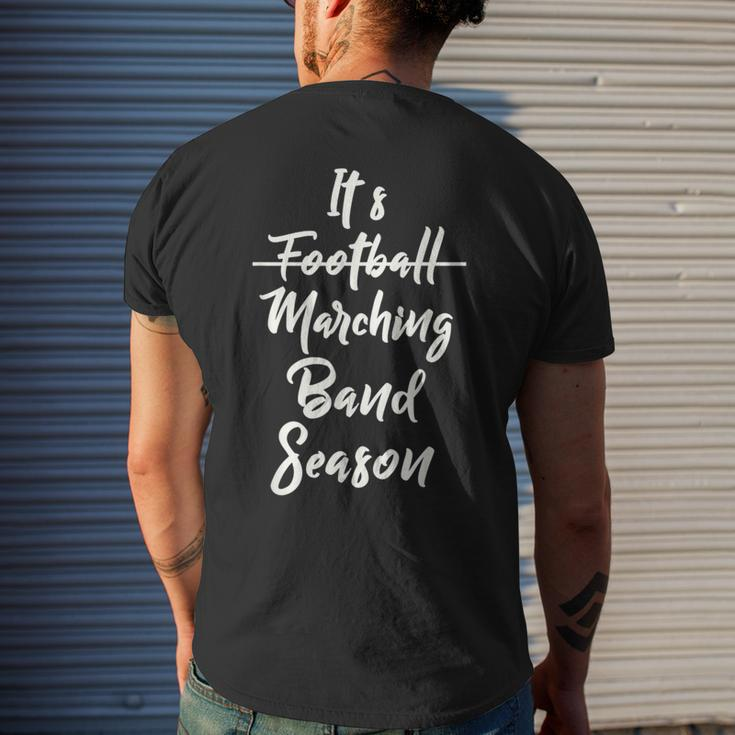 Marching Band Unisex Funny Band Not Football Season Football Funny Gifts Mens Back Print T-shirt Gifts for Him