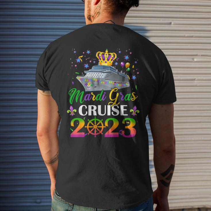 Mardi Gras Cruise 2023 Ship New Orleans Carnival Costume Men's T-shirt Back Print Gifts for Him
