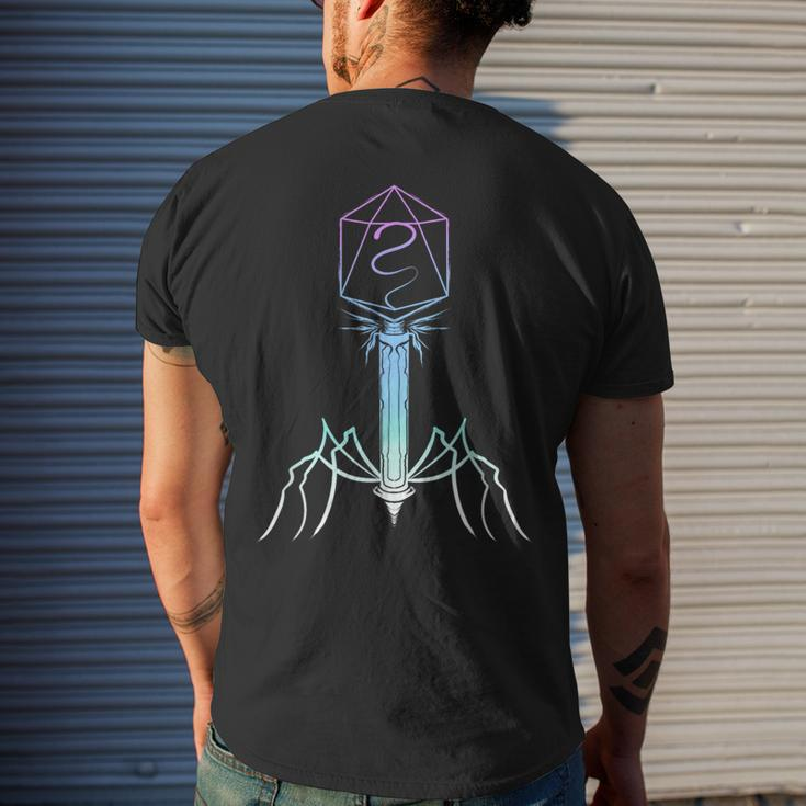 Microbiology Virus Biology Virology Viral Bacteriophage Men's T-shirt Back Print Gifts for Him