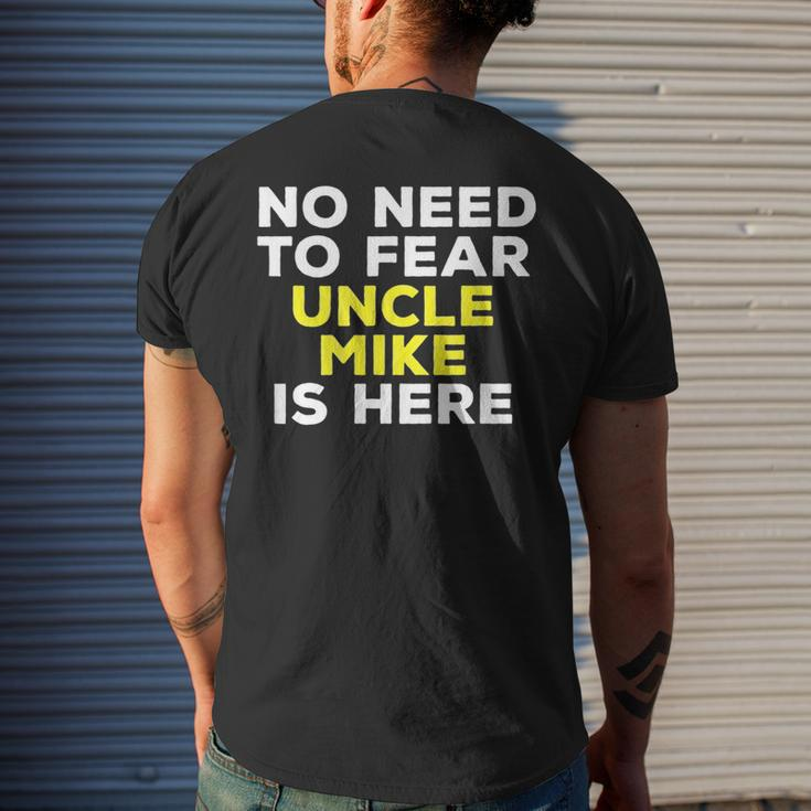 Mike Funny Uncle Gift Family Graphic Name Mens Back Print T-shirt Gifts for Him