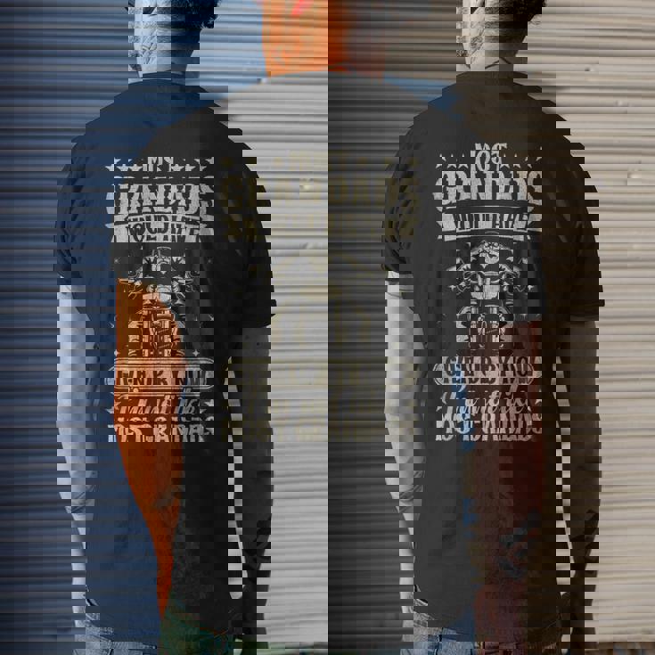 Most Grandads Would Have Given Up By Now - Motorbike Edition Mens Back Print T-shirt Gifts for Him