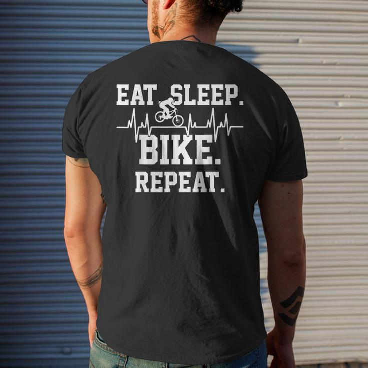Mountain Mtb Biking Biker Gift Biker Funny Gifts Mens Back Print T-shirt Gifts for Him