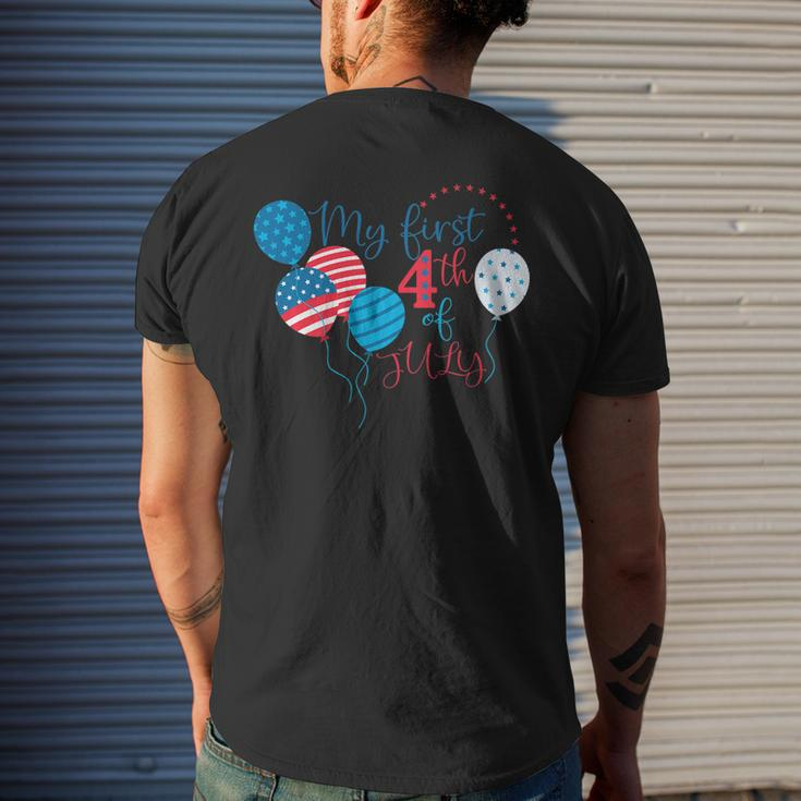 My 1St 4Th Of July 2023 New Baby Patriotic Kids Men Women Mens Back Print T-shirt Gifts for Him