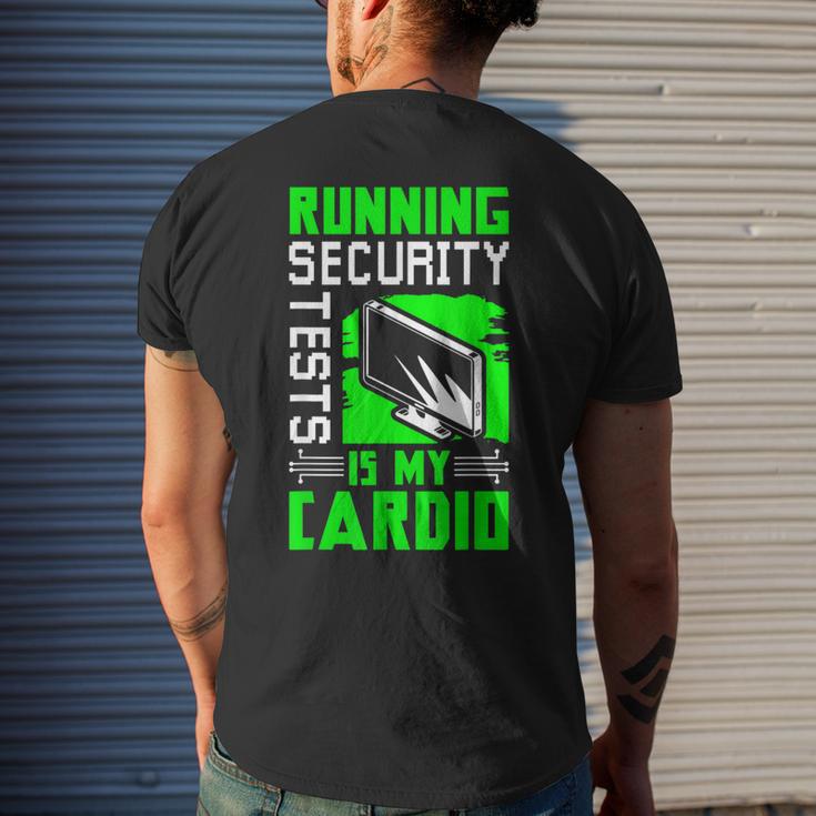 Network Security Specialist & Cyber Warrior Men's T-shirt Back Print ...