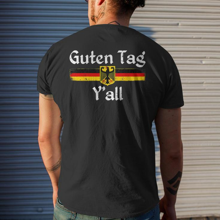 Oktoberfest Prost Guten Tag Y'all Men's T-shirt Back Print Gifts for Him