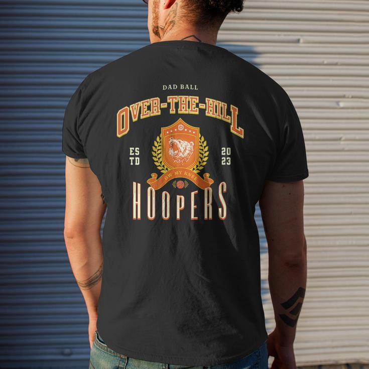 Over The Hill Hooper Funny Fathers Day Basketball Basketball Funny Gifts Mens Back Print T-shirt Gifts for Him