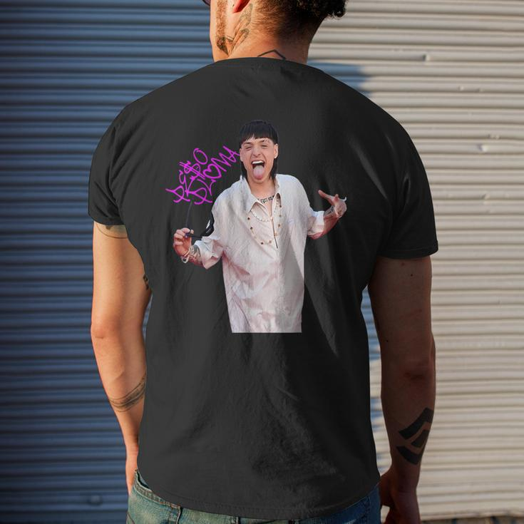 Pe$O Pluma Regional Mexican Music Men's T-shirt Back Print Gifts for Him