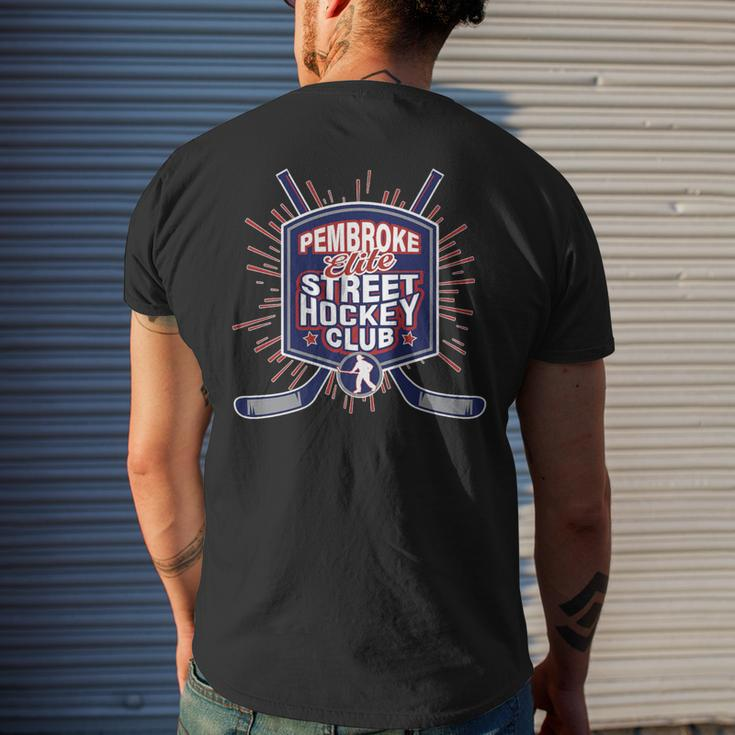Pembroke Elite Street Hockey Club Men's T-shirt Back Print Gifts for Him