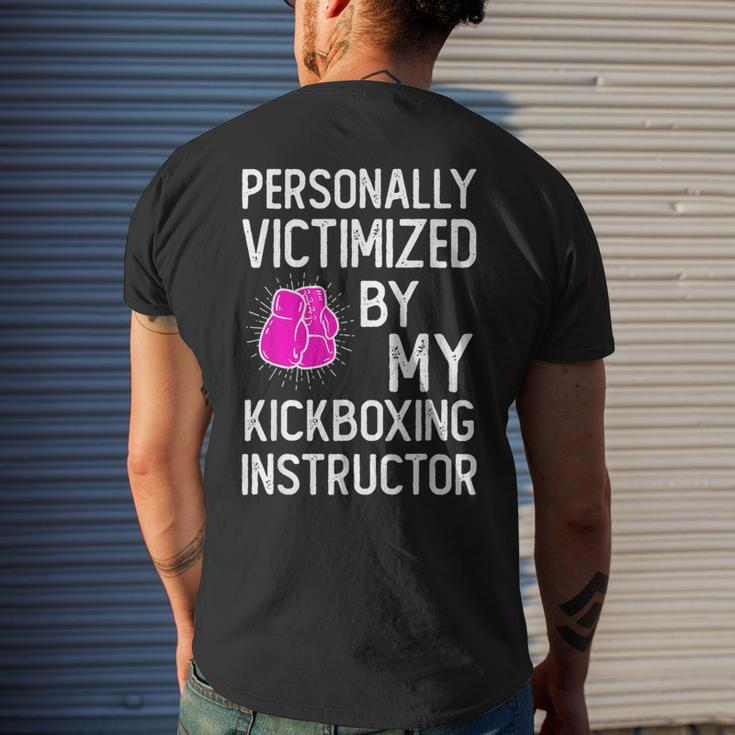 Personally Funny Martial Arts Kickboxing Kickboxer Gift Martial Arts Funny Gifts Mens Back Print T-shirt Gifts for Him