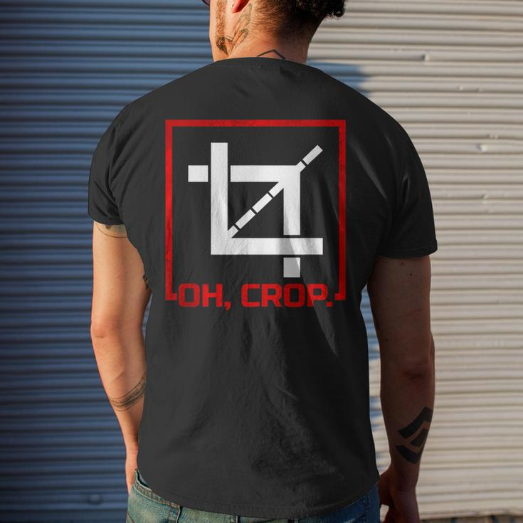 Photography Image Editing For Photographer Men's T-shirt Back Print Gifts for Him
