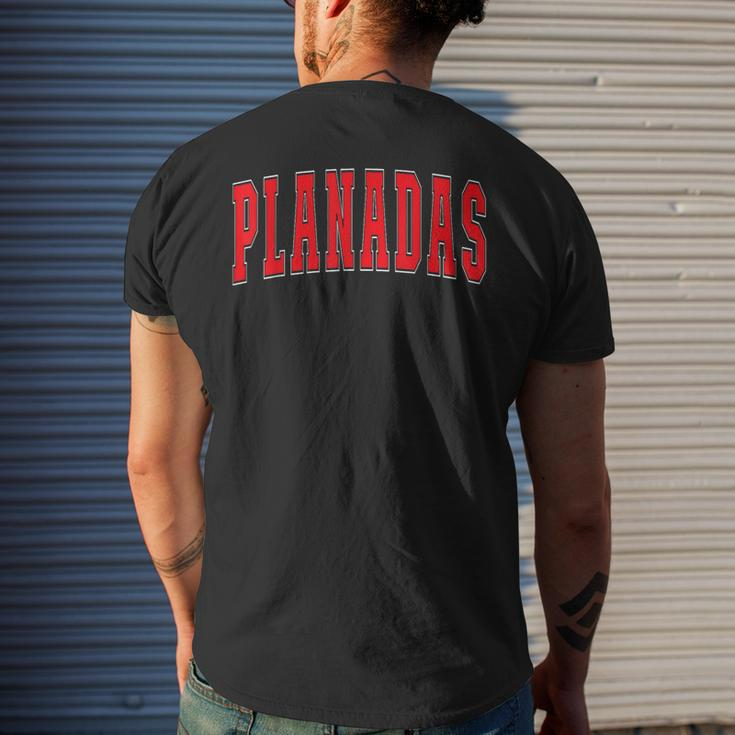 Planadas Colombia Colombian Souvenirs Planadas Men's T-shirt Back Print Gifts for Him