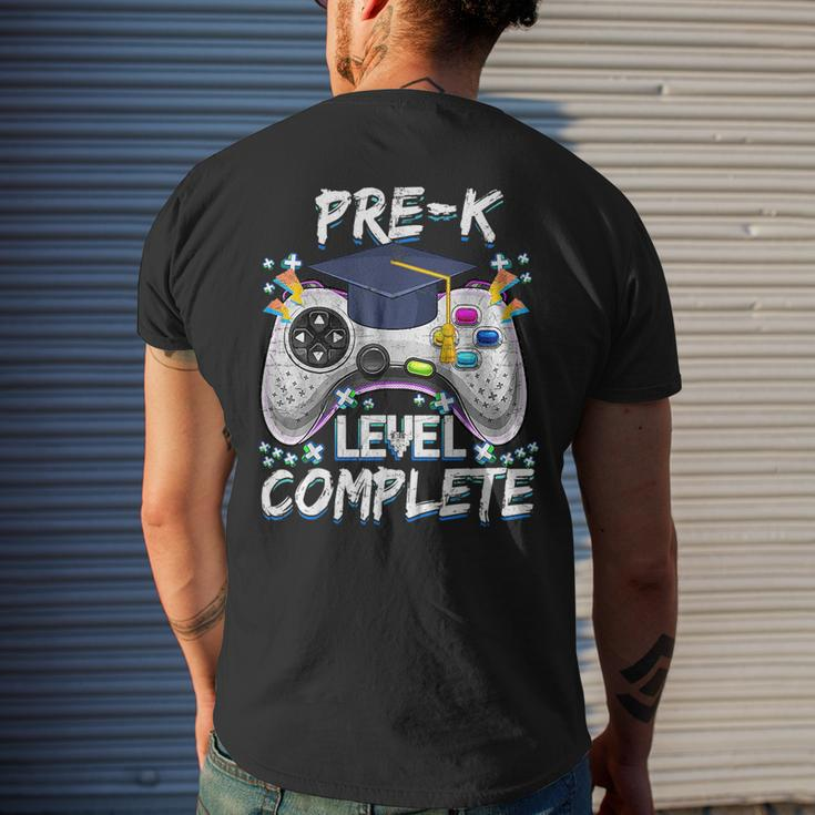 Pre K Level Complete Gamer Class Of 2023 Graduation Mens Back Print T-shirt Gifts for Him