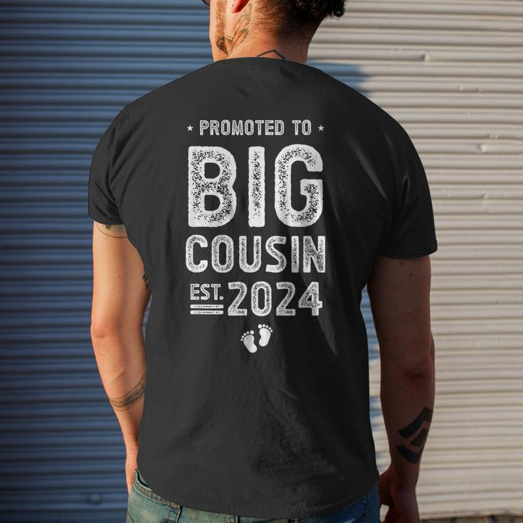 Promoted To Big Cousin 2024 Soon To Be Cousins Men's T-shirt Back Print Gifts for Him