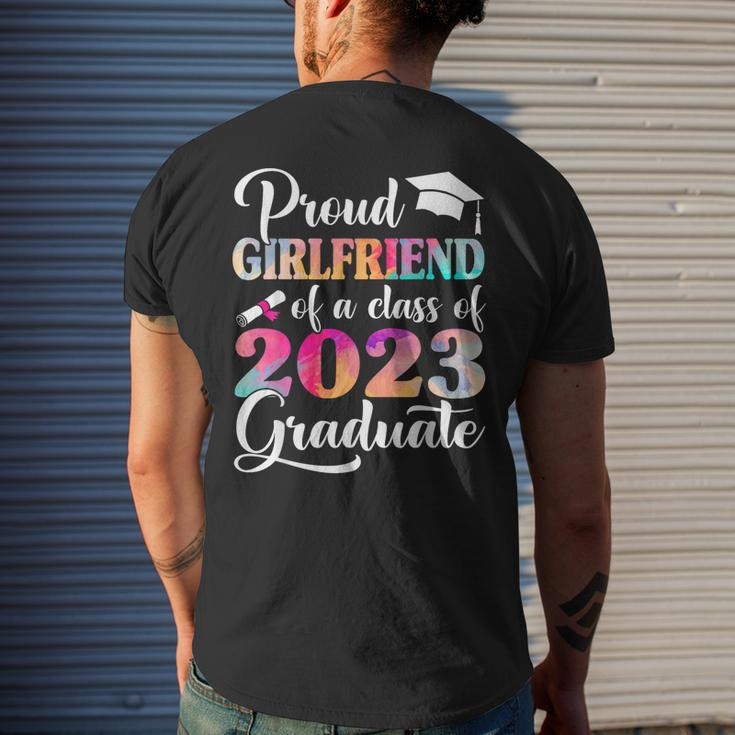 Proud Girlfriend Of A Class Of 2023 Graduate Tie Dye Men's Back Print T-shirt Gifts for Him