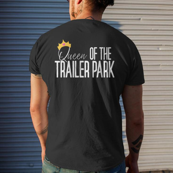 Queen Of The Trailer Park Redneck White Trash Trailer Park Redneck Funny Gifts Mens Back Print T-shirt Gifts for Him