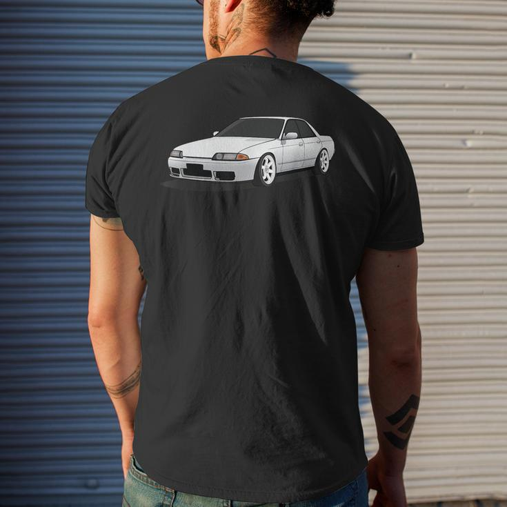 R32 Skyline Jdm Drift Illustrated Mens Back Print T-shirt Gifts for Him