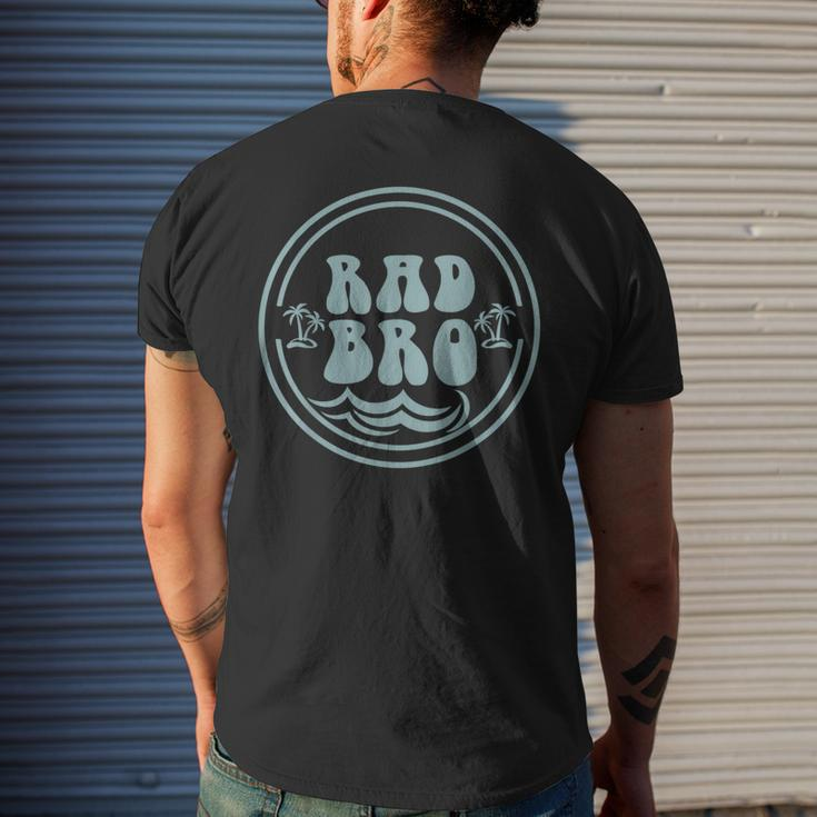Rad Brother Surf Matching Birthday The Big One 1St Birthday Mens Back Print T-shirt Gifts for Him