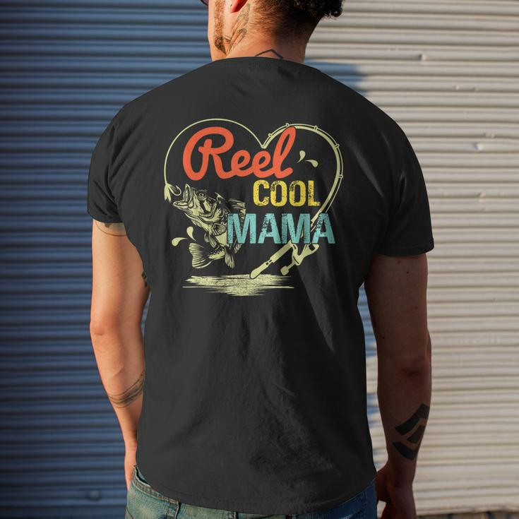 Reel Cool Mama Fishing For Womens For Women Men's Back Print T-shirt Gifts for Him