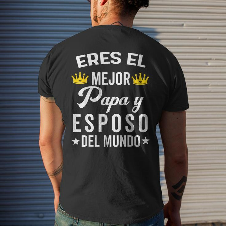 Regalos Para Papa Dia Del Padre Camiseta Mejor Esposo Mens Back Print T-shirt Gifts for Him