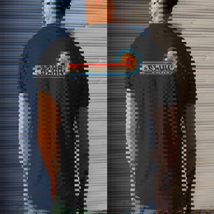 Retro East Aurora Vintage City East Aurora Men's T-shirt Back Print Gifts for Him