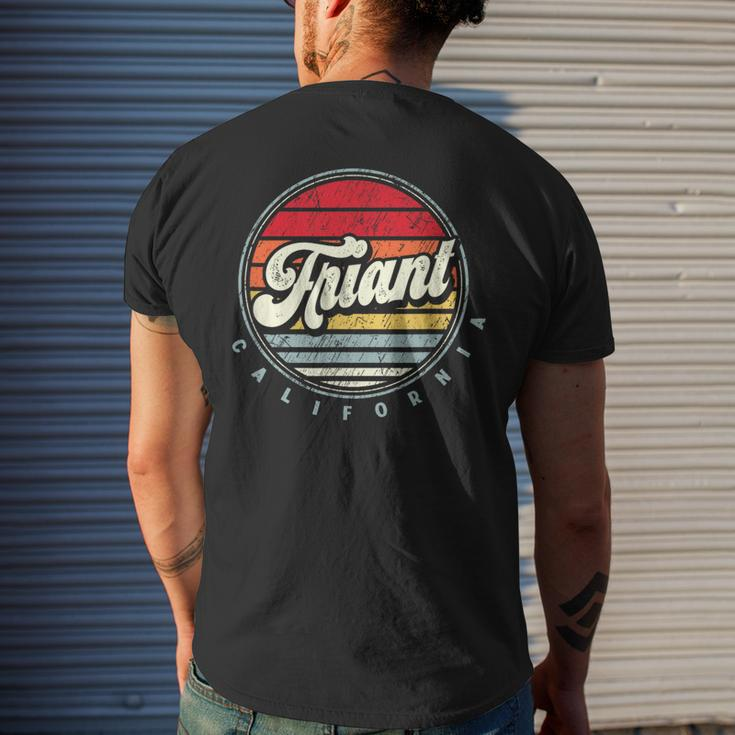 Retro Friant Home State Cool 70S Style Sunset Men's T-shirt Back Print Gifts for Him