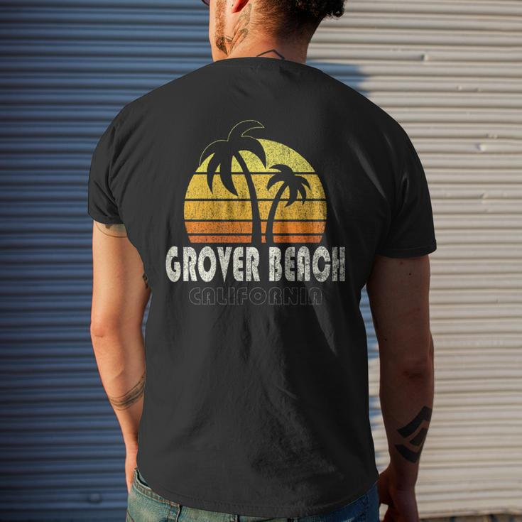 Retro Grover Beach Ca Beach Vacation Men's T-shirt Back Print Gifts for Him