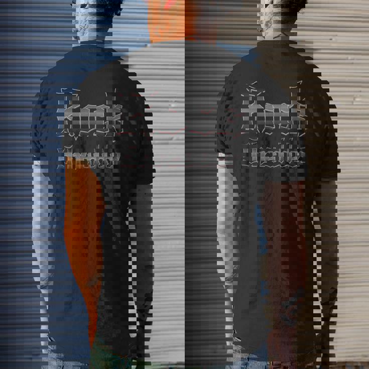 Rock Shredder Men's T-shirt Back Print Gifts for Him