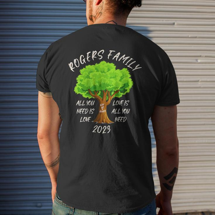 Rogers Reunion 2023 Rogers Funny Gifts Mens Back Print T-shirt Gifts for Him