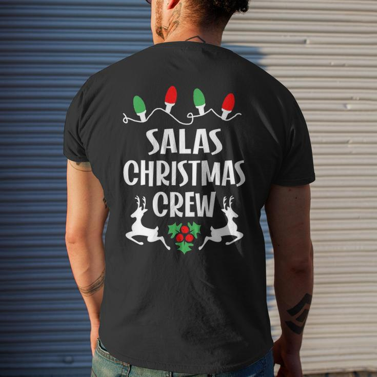 Salas Name Gift Christmas Crew Salas Mens Back Print T-shirt Gifts for Him