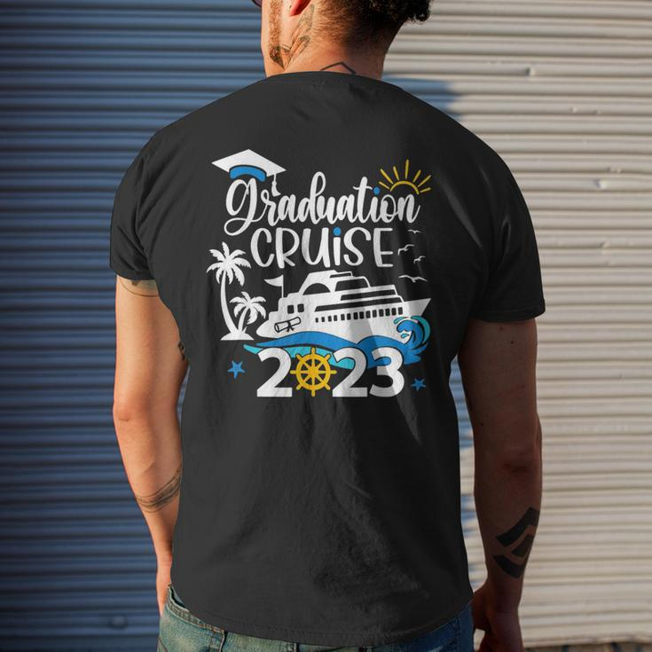 Senior Graduation Trip Cruise 2023 Aw Ship Party Cruise Mens Back Print T-shirt Gifts for Him