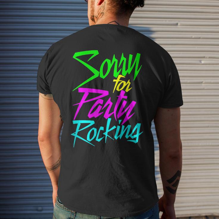 So Sorry For Party Rocking Funny Humor Boy Girl Mens Back Print T sorry-for-party-rocking-pvc-morale-patch-tactical-outfitters