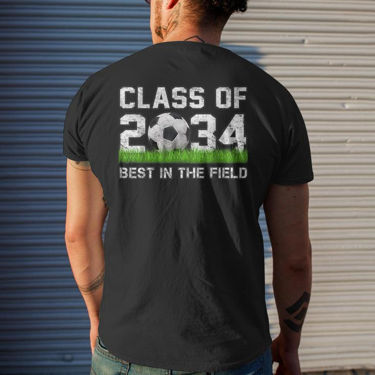 Soccer Class Of 2034 2 To 4Yr Old - Best In The Field Soccer Funny Gifts Mens Back Print T-shirt Gifts for Him