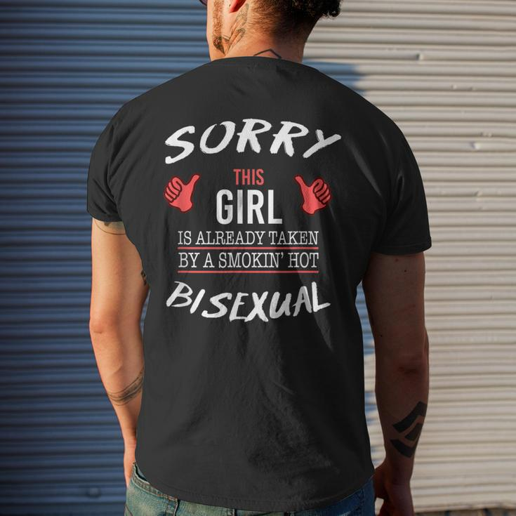 Sorry This Girl Is Taken By Hot Bisexual FunnyLgbt LGBT Funny Gifts Mens Back Print T-shirt Gifts for Him
