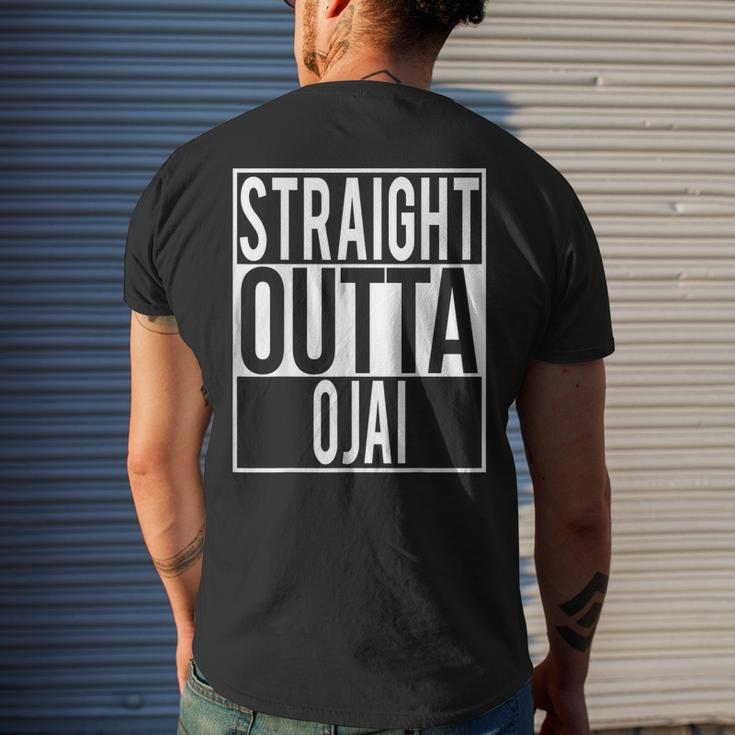 Straight Outta Ojai Men's T-shirt Back Print Gifts for Him